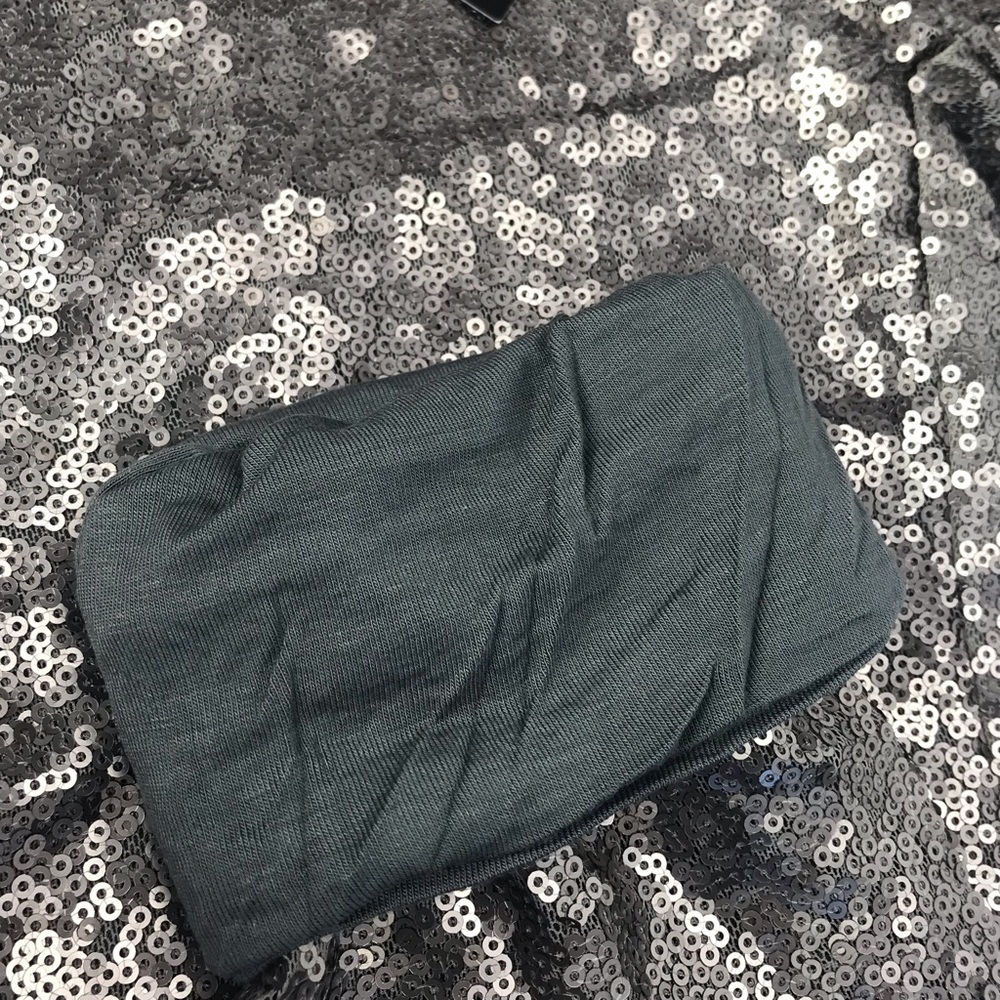 Silver Sequined Leggings - Picture 8 of 8